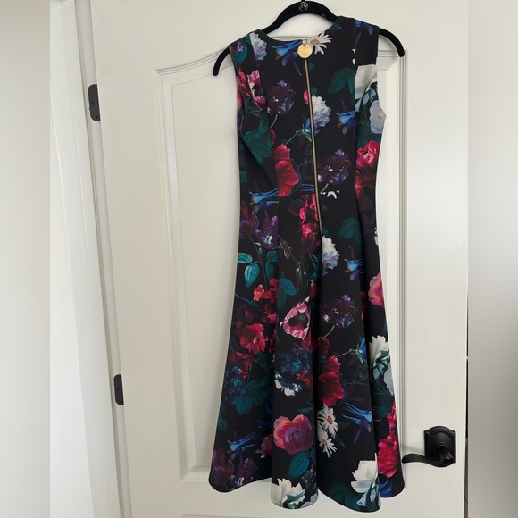 Calvin Klein Blue and Pink A-Line Maxi Dress - Picture 2 of 5